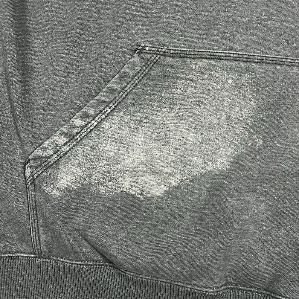 Carhartt RAIN DEFENDER 1/4 Zip Hoodie Men's Sz L Gray Heavyweight 100617 Faded - Picture 2 of 12